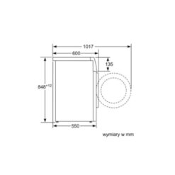 Kích thước của Máy giặt Bosch WAK20060SG