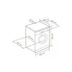 Kích thước của Máy giặt Bosch WAK20060SG