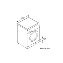 Kích thước của Máy giặt Bosch WAS24468ME