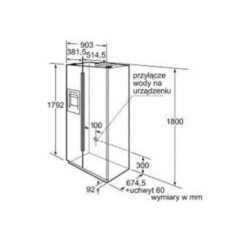 Tủ Lạnh Bosch KAN58A55 2 Kích thước của Tủ Lạnh Bosch KAN58A55