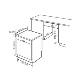 Kích thước máy rửa chén bát Bosch SMS25CI01E