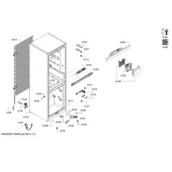 Kích thước tủ lạnh Bosch KGE49AI31