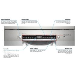 Bảng điều khiển máy rửa bát độc lập Bosch SMS4HCI48E Seri 4