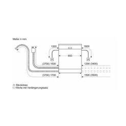kích thước Máy rửa bát Bosch SMS6ZCI15E