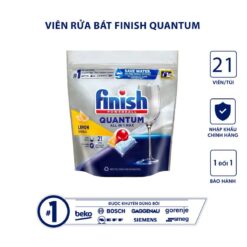 Ảnh viên rửa bát Finish Quantum All In One túi 21 viên